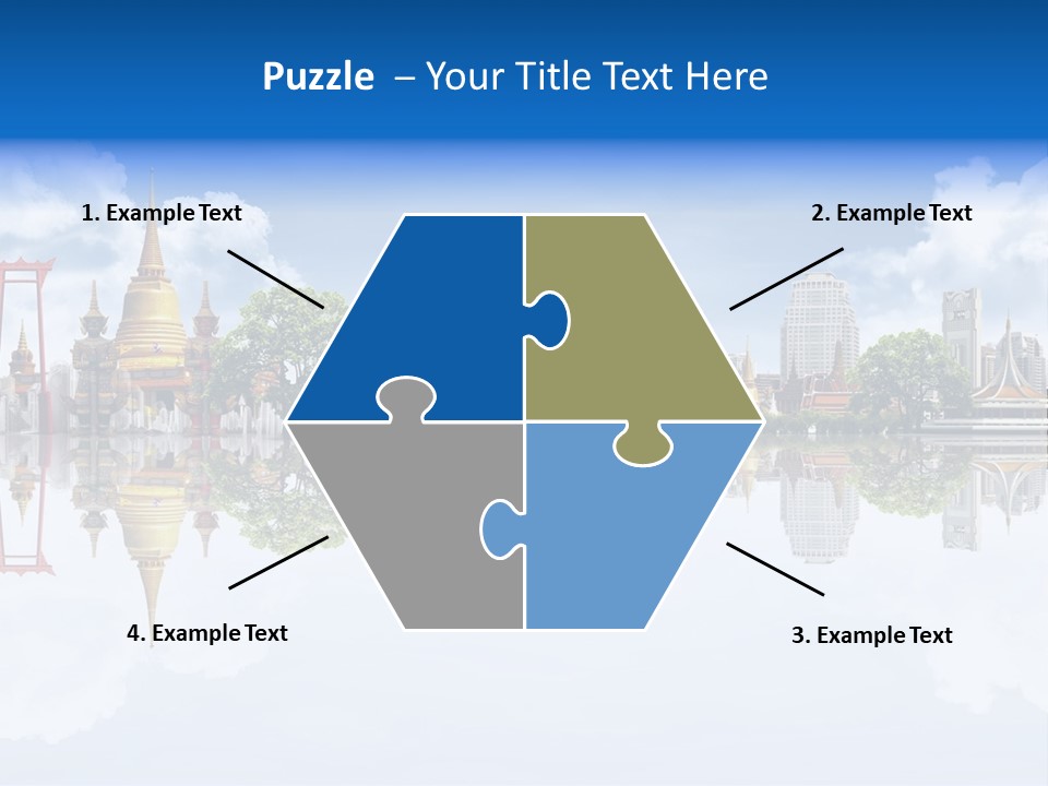 Bangkok Suitcase Authentic PowerPoint Template