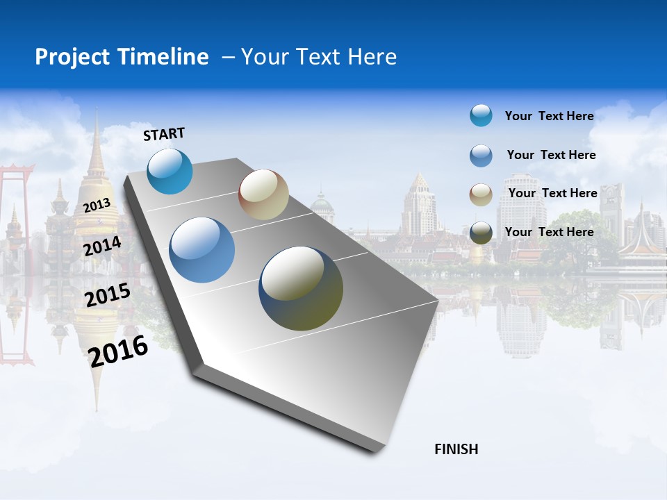 Bangkok Suitcase Authentic PowerPoint Template