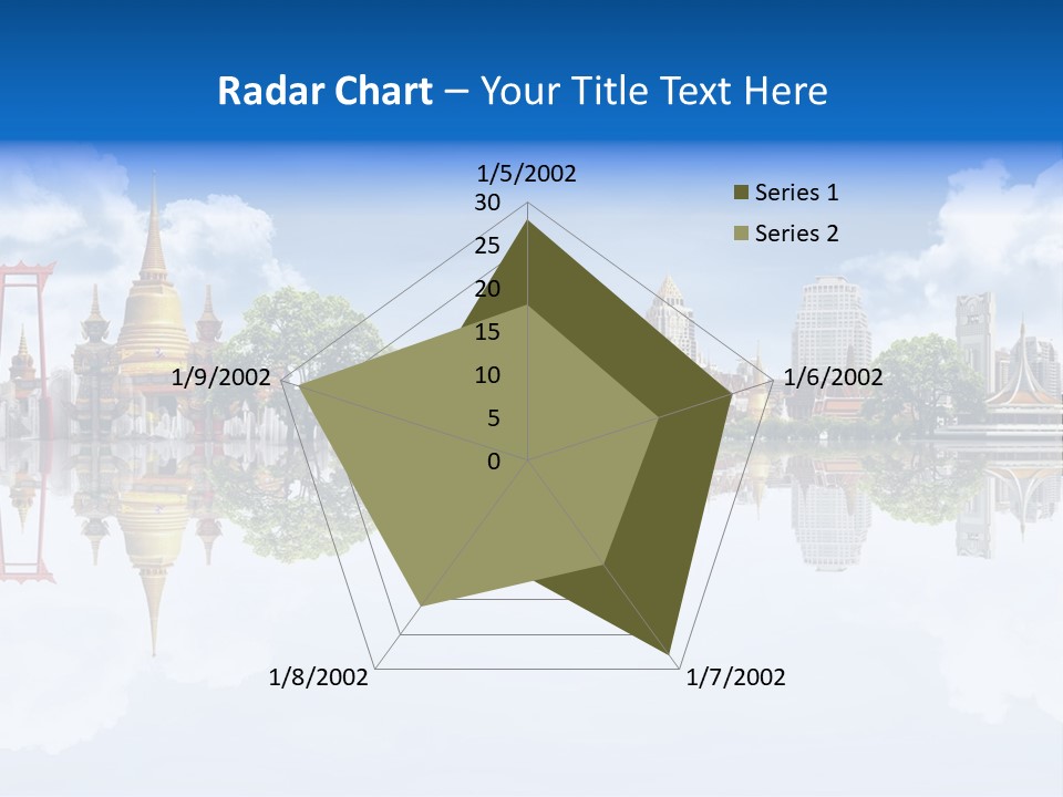 Bangkok Suitcase Authentic PowerPoint Template
