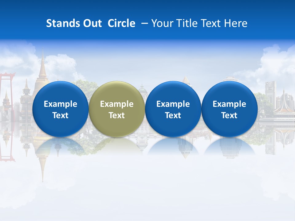 Bangkok Suitcase Authentic PowerPoint Template