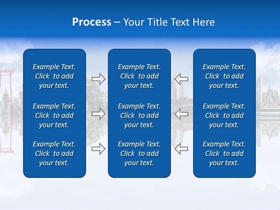Bangkok Suitcase Authentic PowerPoint Template