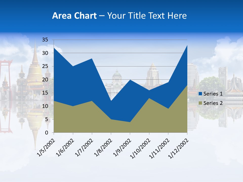 Bangkok Suitcase Authentic PowerPoint Template