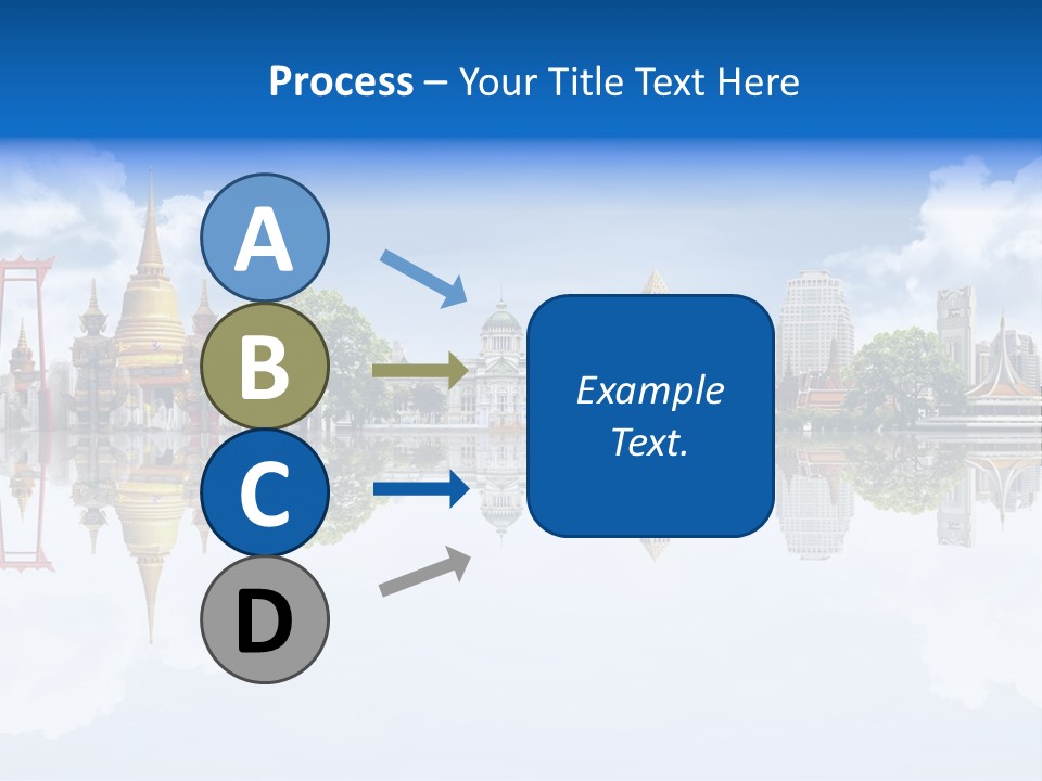 Bangkok Suitcase Authentic PowerPoint Template