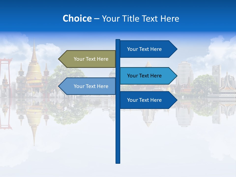 Bangkok Suitcase Authentic PowerPoint Template