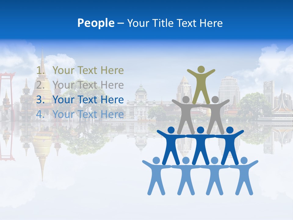 Bangkok Suitcase Authentic PowerPoint Template