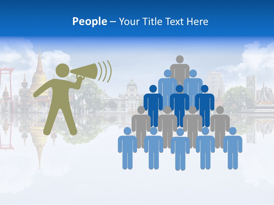 Bangkok Suitcase Authentic PowerPoint Template