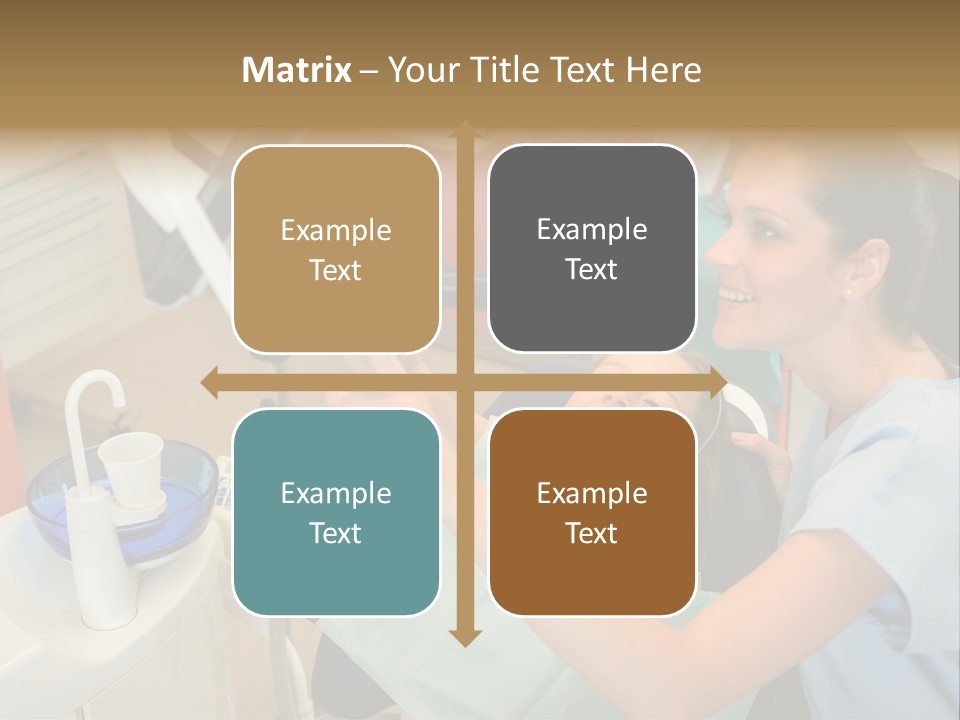 Stomatology Indoors Doctor PowerPoint Template