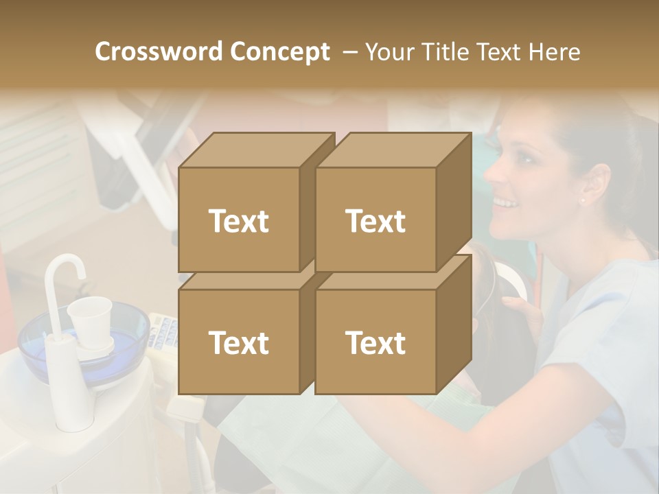 Stomatology Indoors Doctor PowerPoint Template
