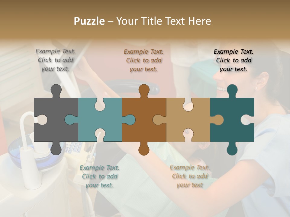 Stomatology Indoors Doctor PowerPoint Template