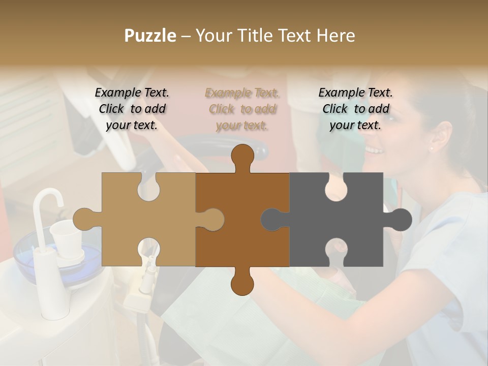 Stomatology Indoors Doctor PowerPoint Template