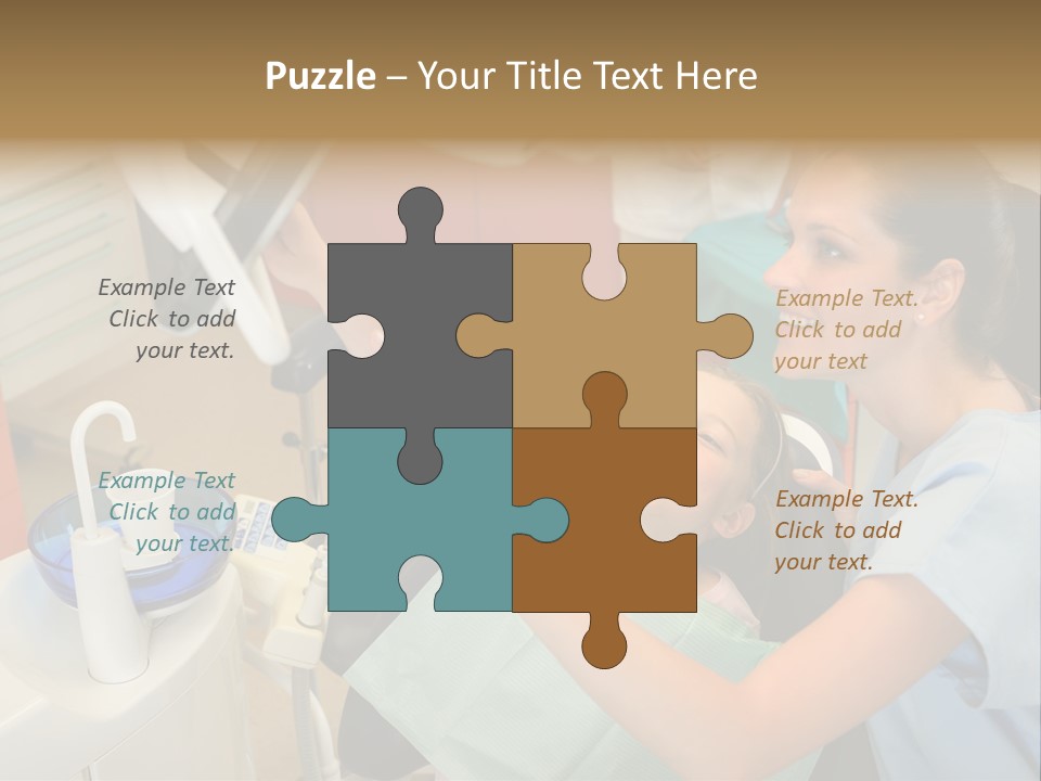 Stomatology Indoors Doctor PowerPoint Template