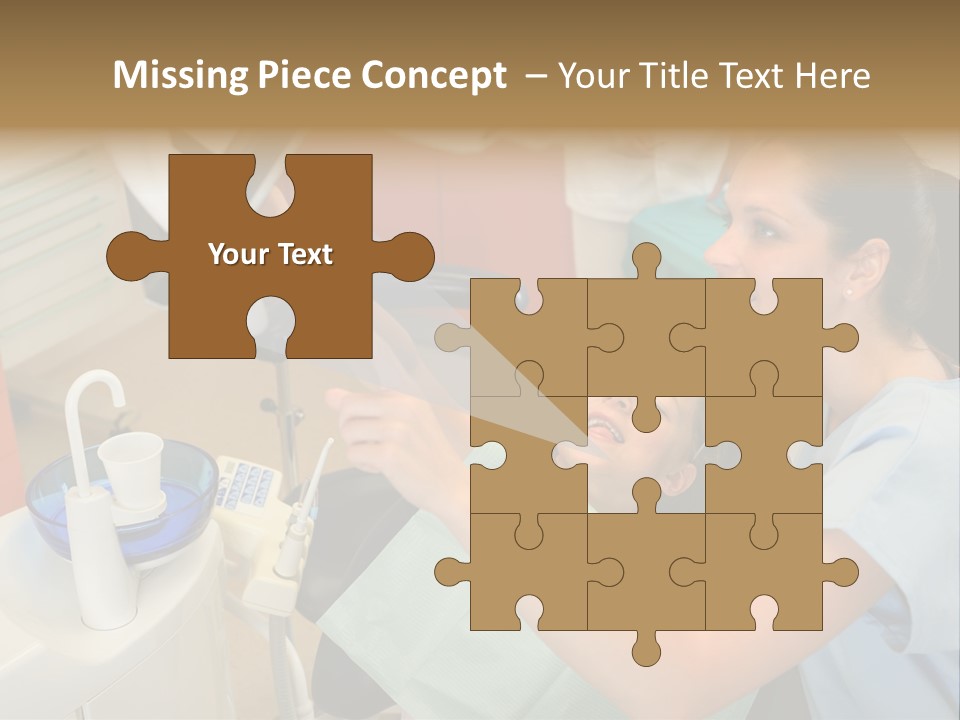 Stomatology Indoors Doctor PowerPoint Template