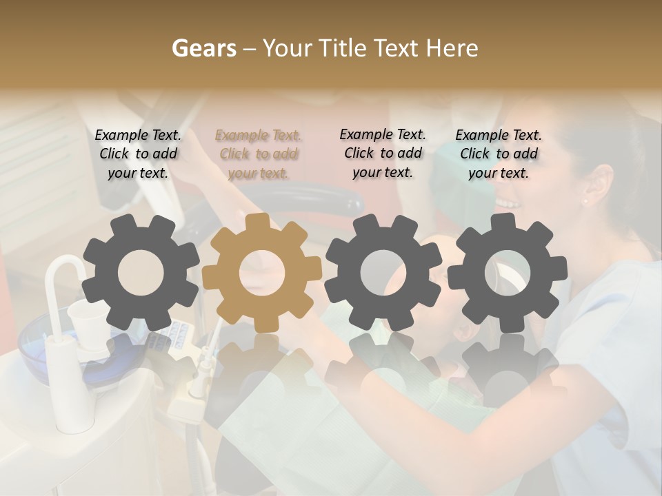 Stomatology Indoors Doctor PowerPoint Template