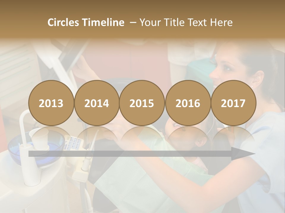 Stomatology Indoors Doctor PowerPoint Template