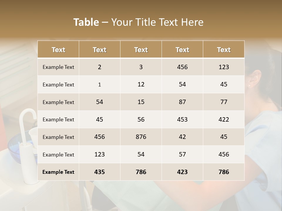 Stomatology Indoors Doctor PowerPoint Template
