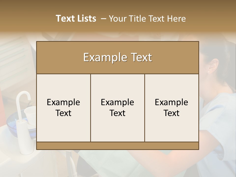 Stomatology Indoors Doctor PowerPoint Template