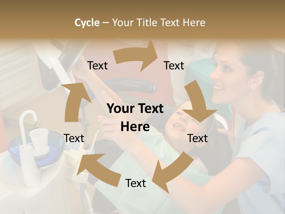 Stomatology Indoors Doctor PowerPoint Template