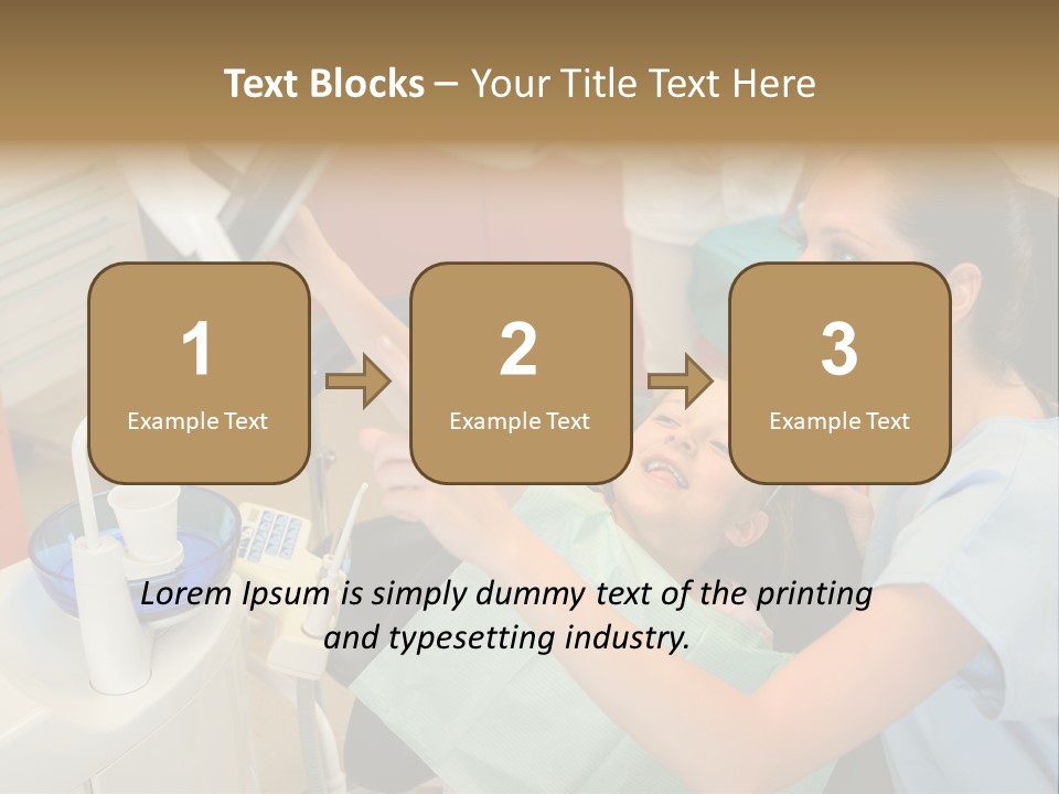 Stomatology Indoors Doctor PowerPoint Template