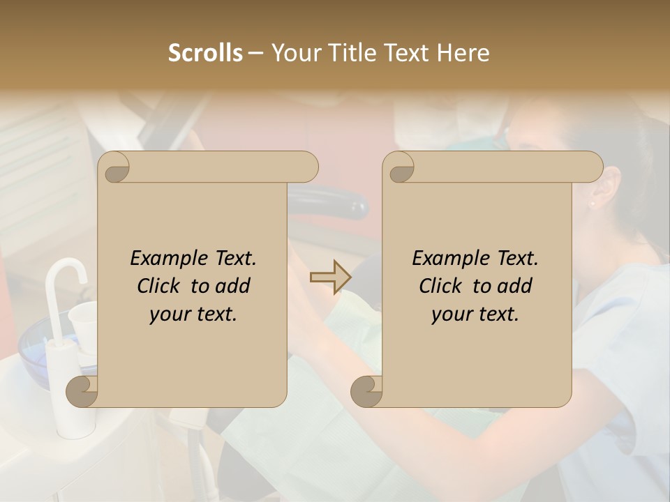Stomatology Indoors Doctor PowerPoint Template