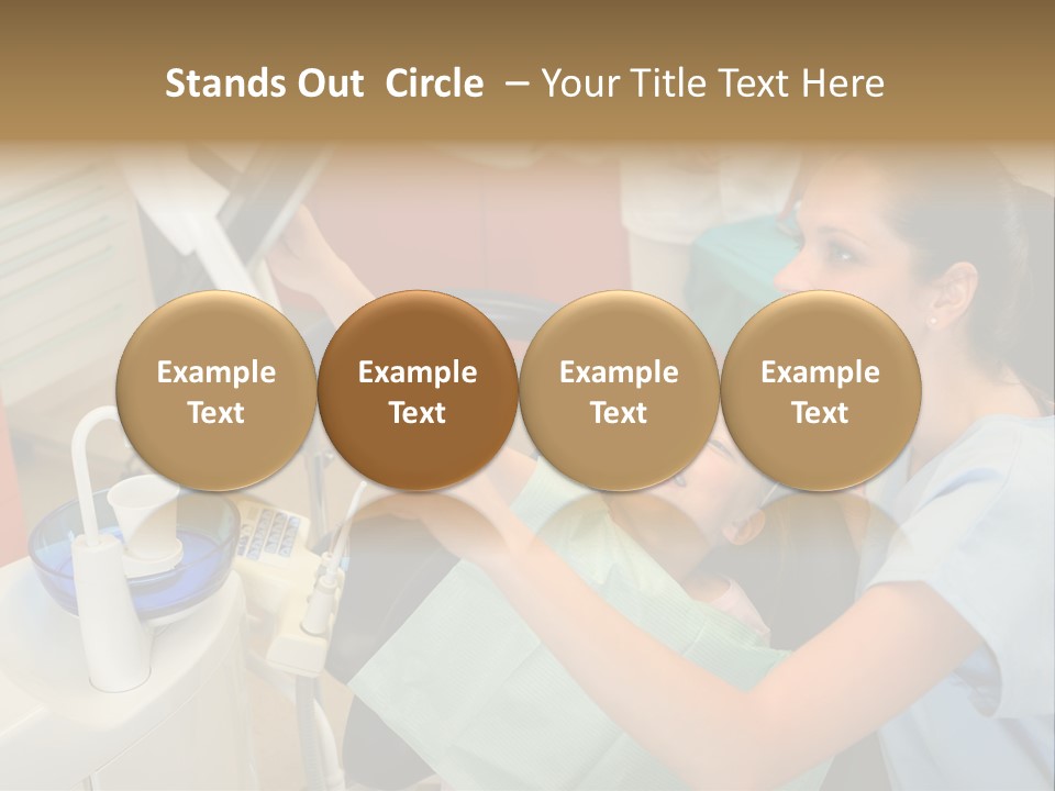 Stomatology Indoors Doctor PowerPoint Template