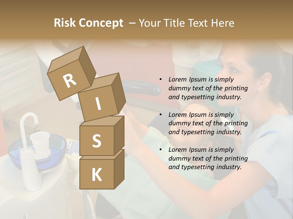 Stomatology Indoors Doctor PowerPoint Template