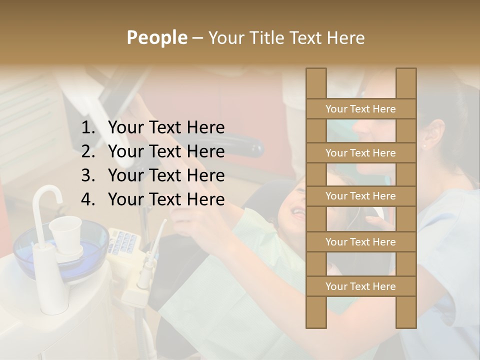 Stomatology Indoors Doctor PowerPoint Template