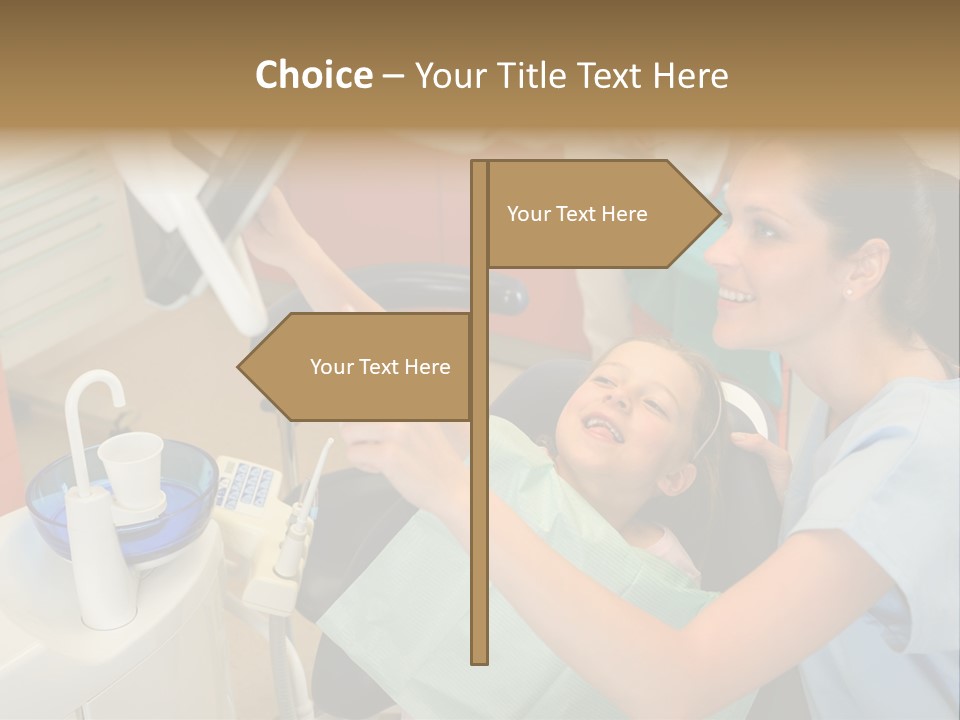 Stomatology Indoors Doctor PowerPoint Template