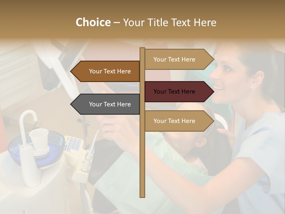 Stomatology Indoors Doctor PowerPoint Template