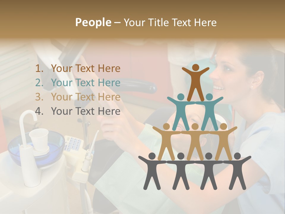 Stomatology Indoors Doctor PowerPoint Template