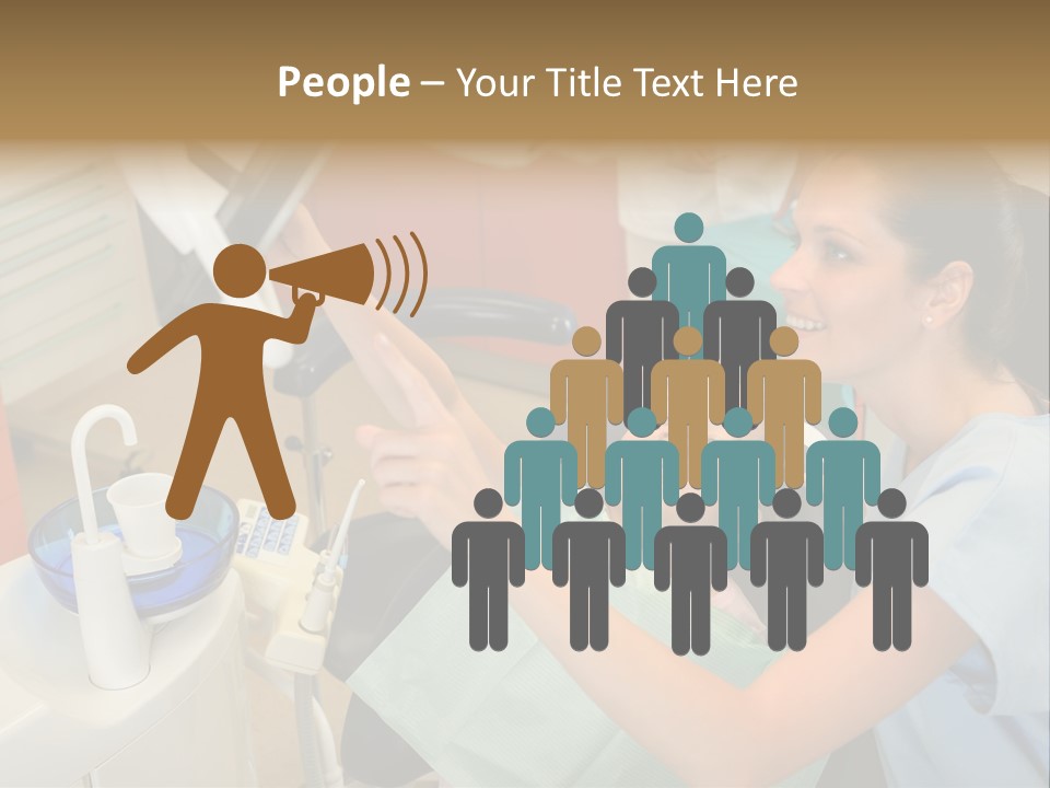 Stomatology Indoors Doctor PowerPoint Template