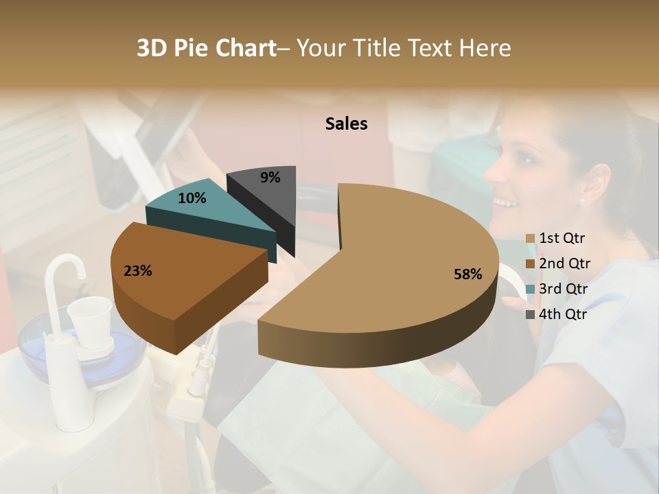 Stomatology Indoors Doctor PowerPoint Template