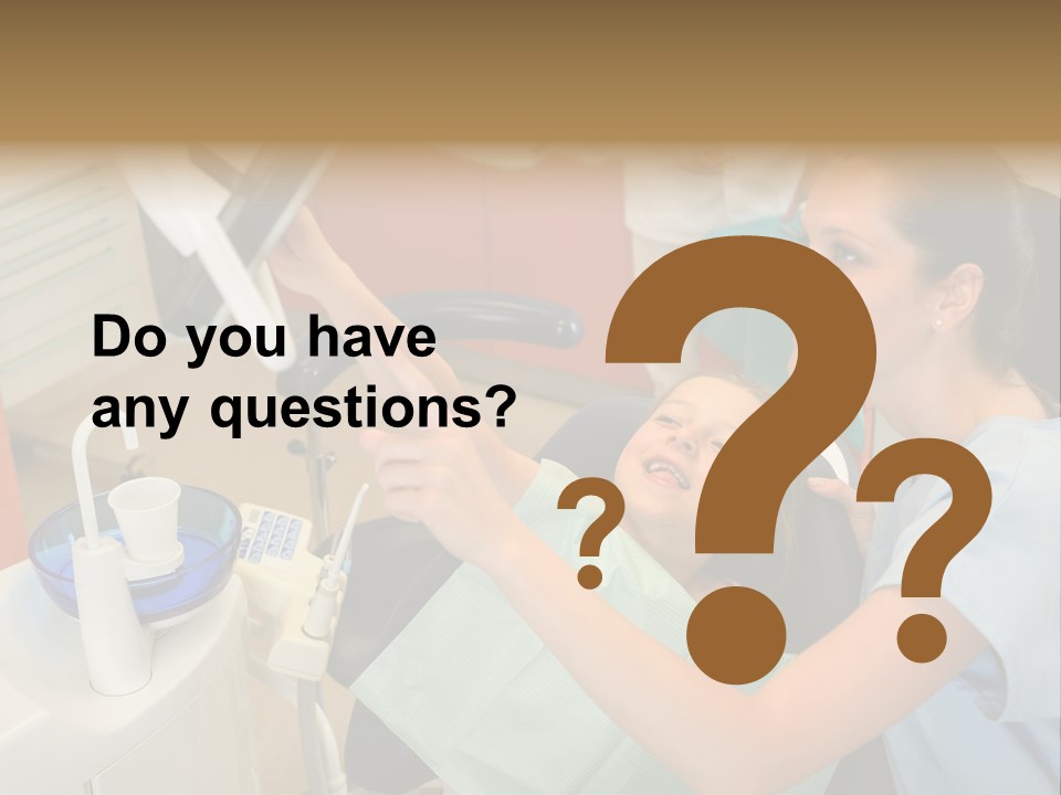 Stomatology Indoors Doctor PowerPoint Template