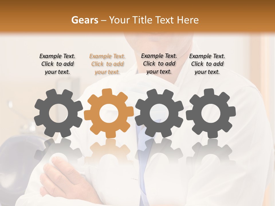 Clinic White Technology PowerPoint Template