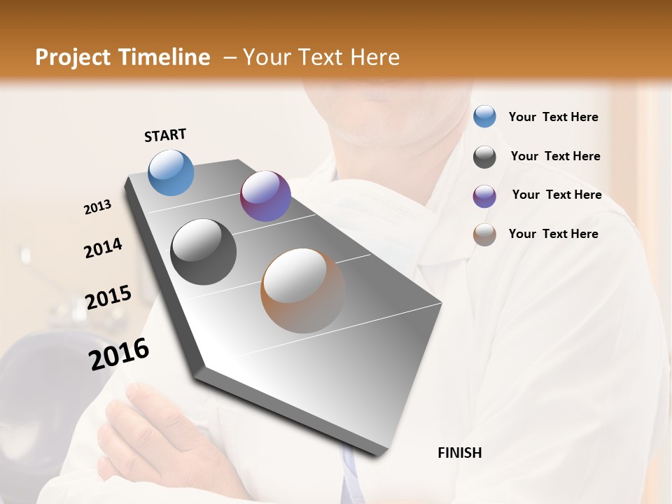 Clinic White Technology PowerPoint Template