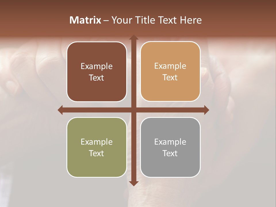 Old Help Pensioner PowerPoint Template