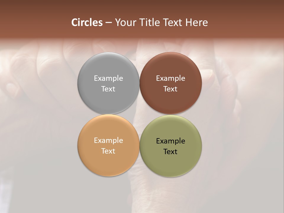 Old Help Pensioner PowerPoint Template