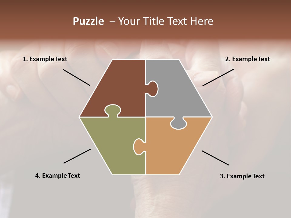 Old Help Pensioner PowerPoint Template