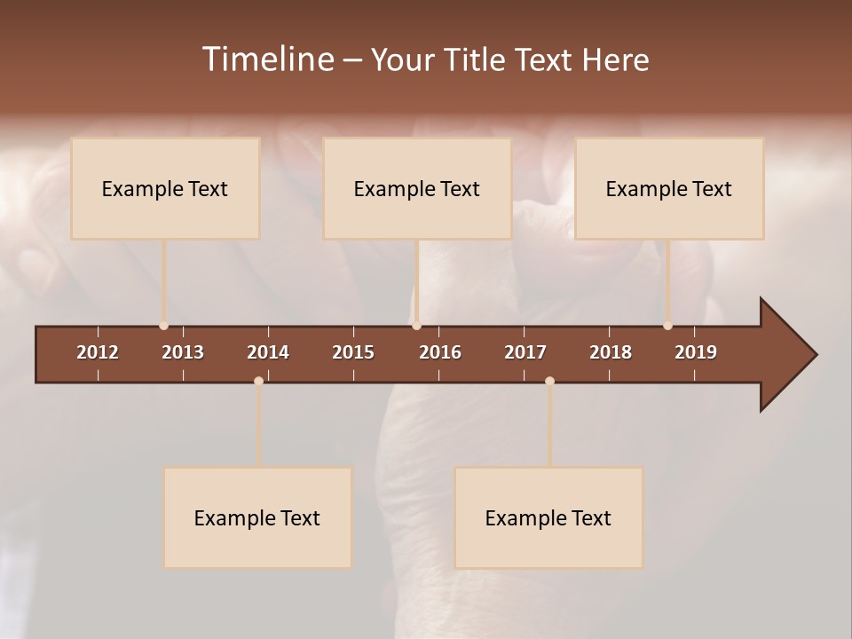 Old Help Pensioner PowerPoint Template
