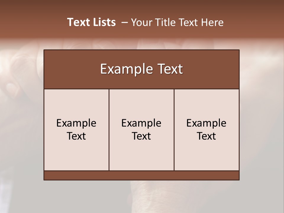 Old Help Pensioner PowerPoint Template
