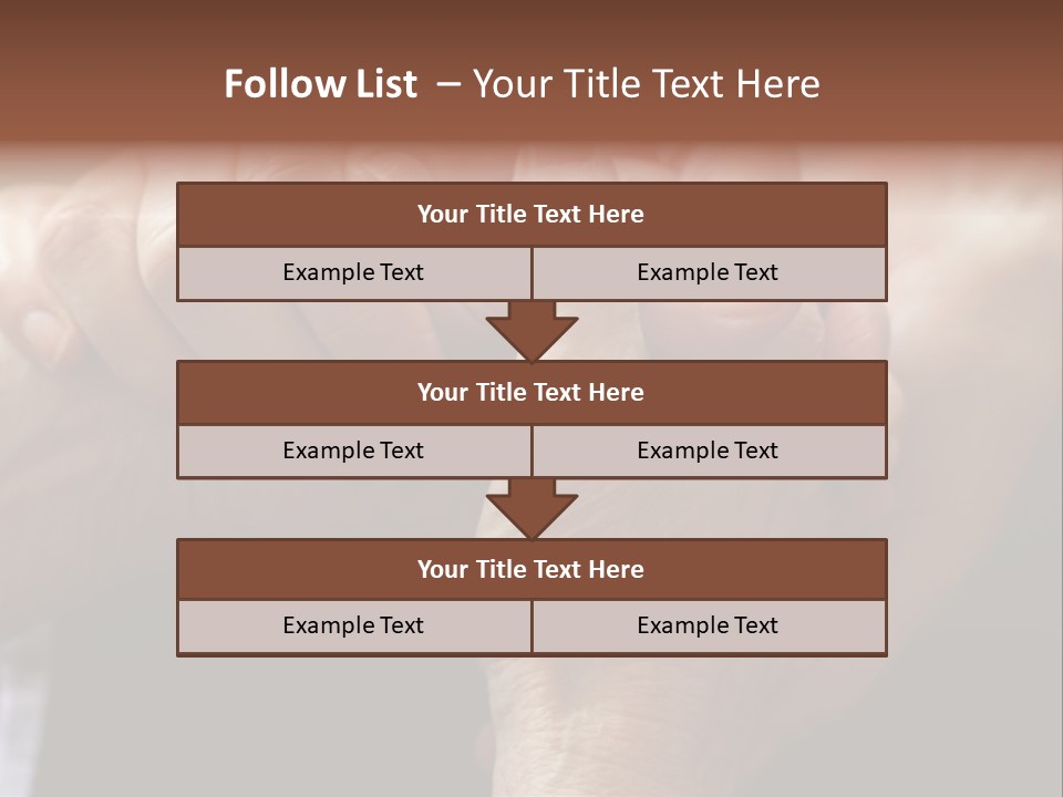 Old Help Pensioner PowerPoint Template