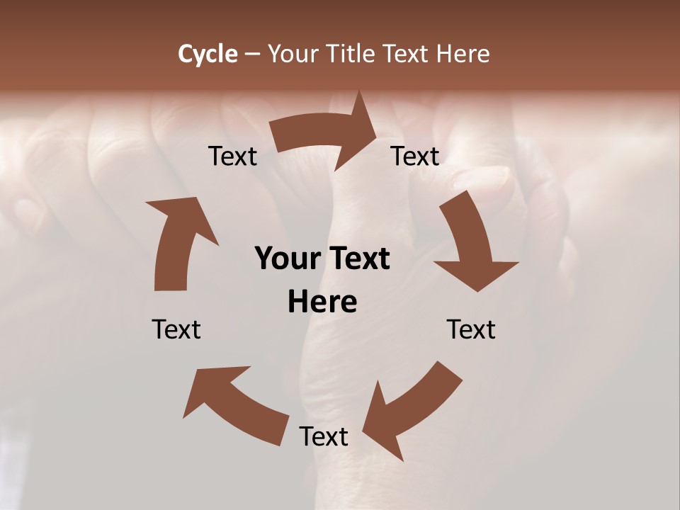 Old Help Pensioner PowerPoint Template