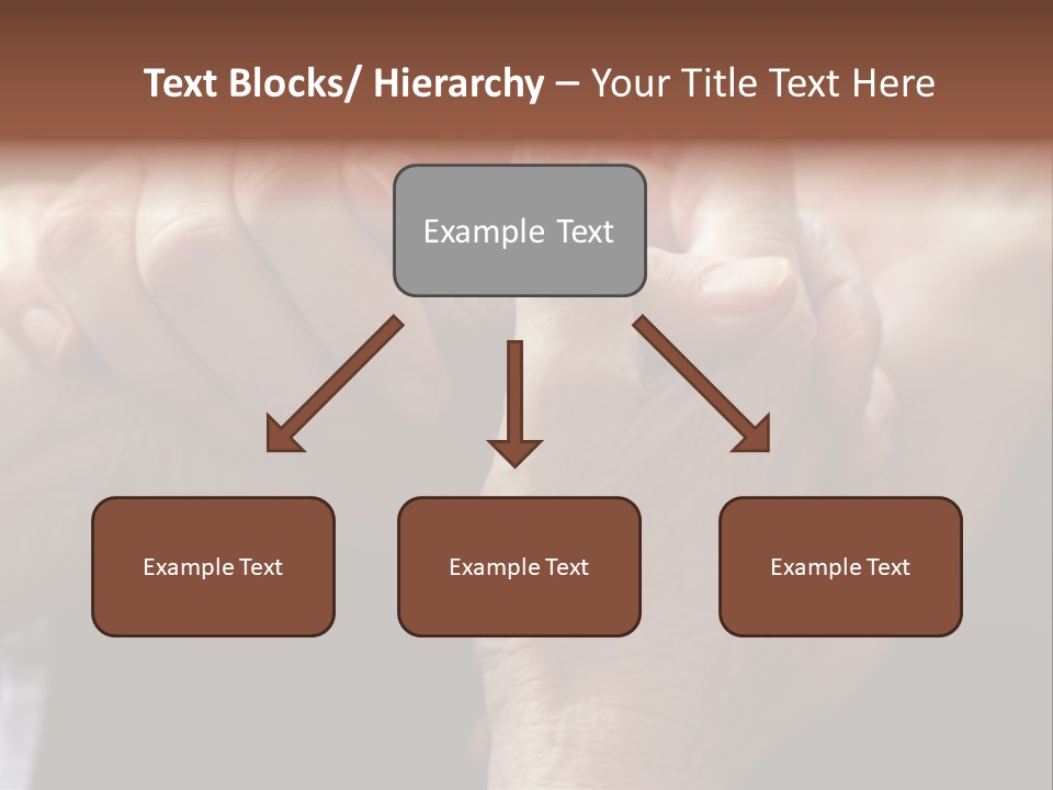 Old Help Pensioner PowerPoint Template