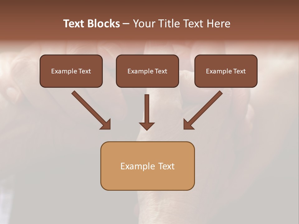 Old Help Pensioner PowerPoint Template
