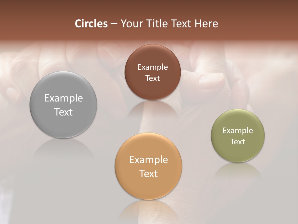 Old Help Pensioner PowerPoint Template