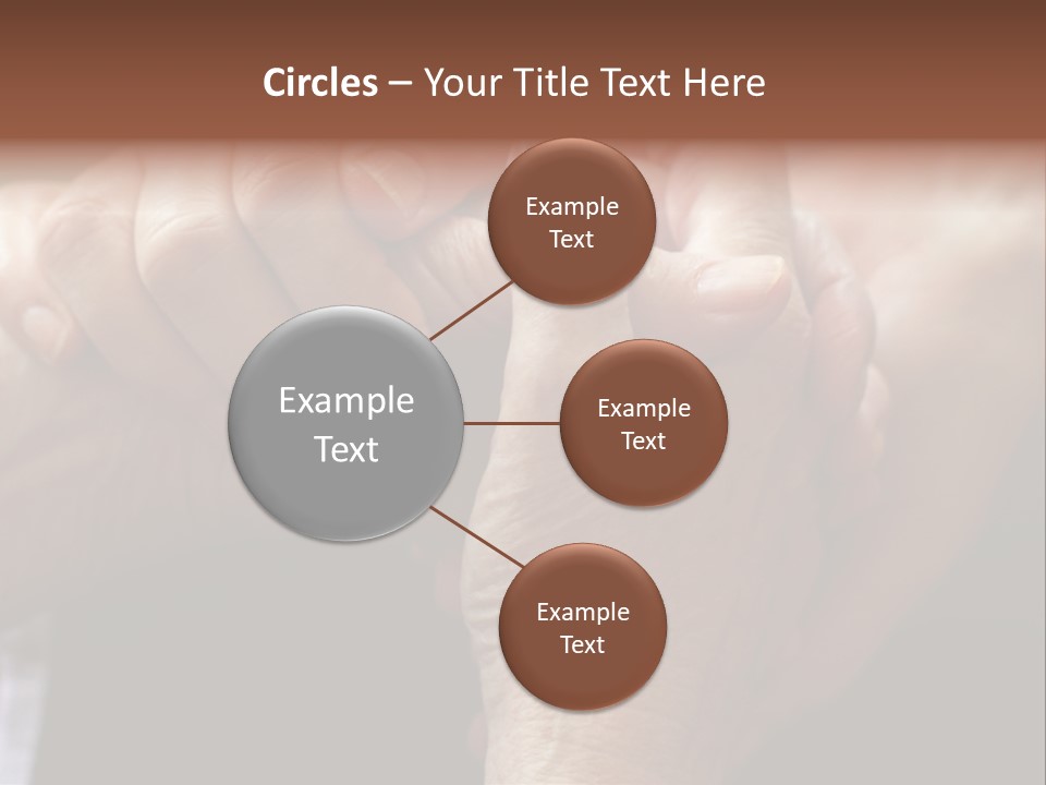 Old Help Pensioner PowerPoint Template