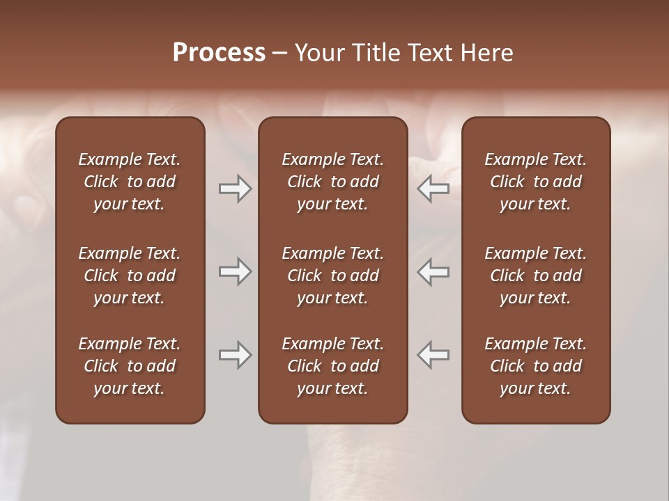 Old Help Pensioner PowerPoint Template