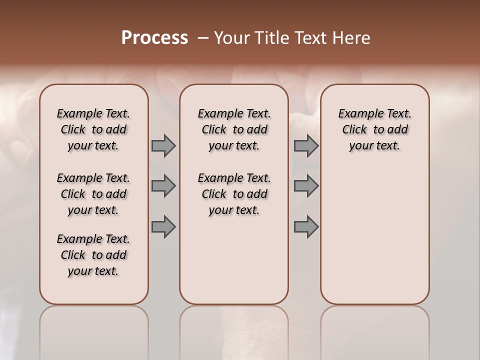 Old Help Pensioner PowerPoint Template