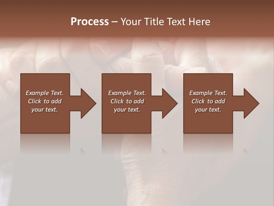 Old Help Pensioner PowerPoint Template