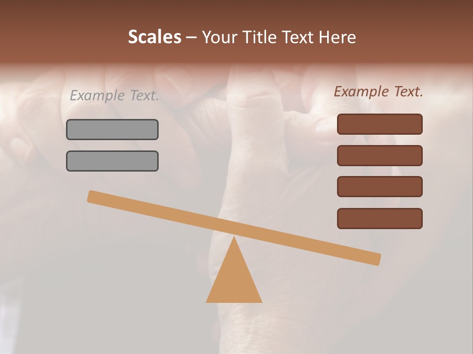 Old Help Pensioner PowerPoint Template
