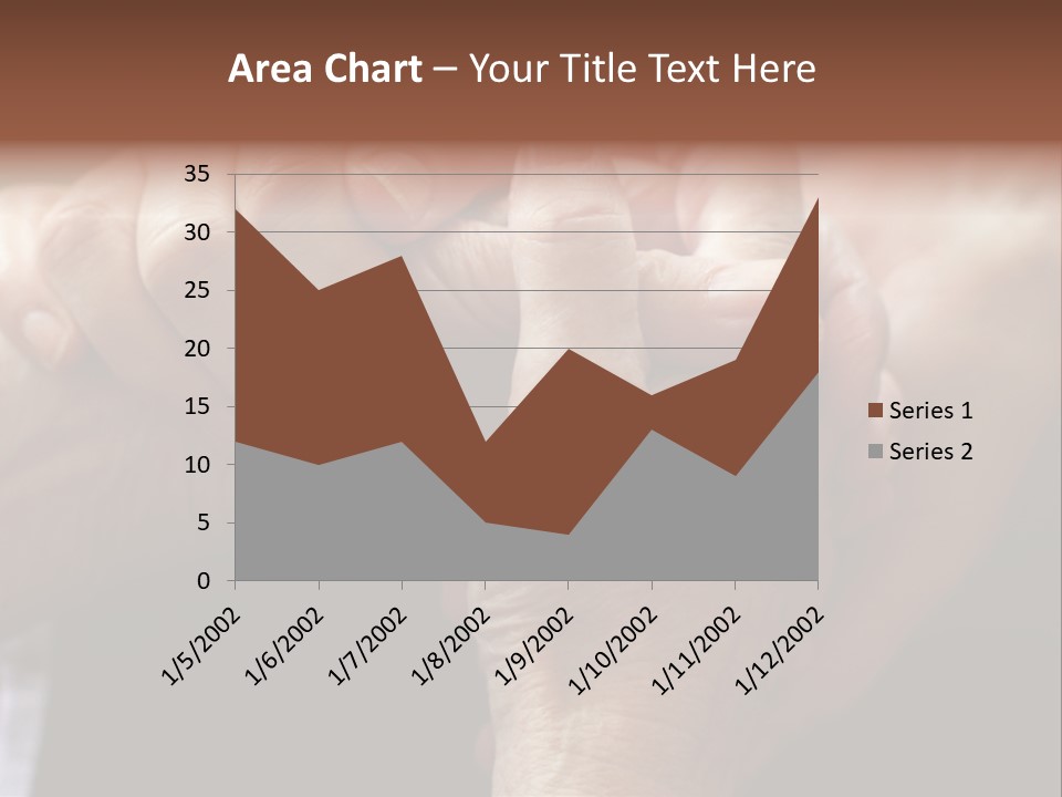 Old Help Pensioner PowerPoint Template
